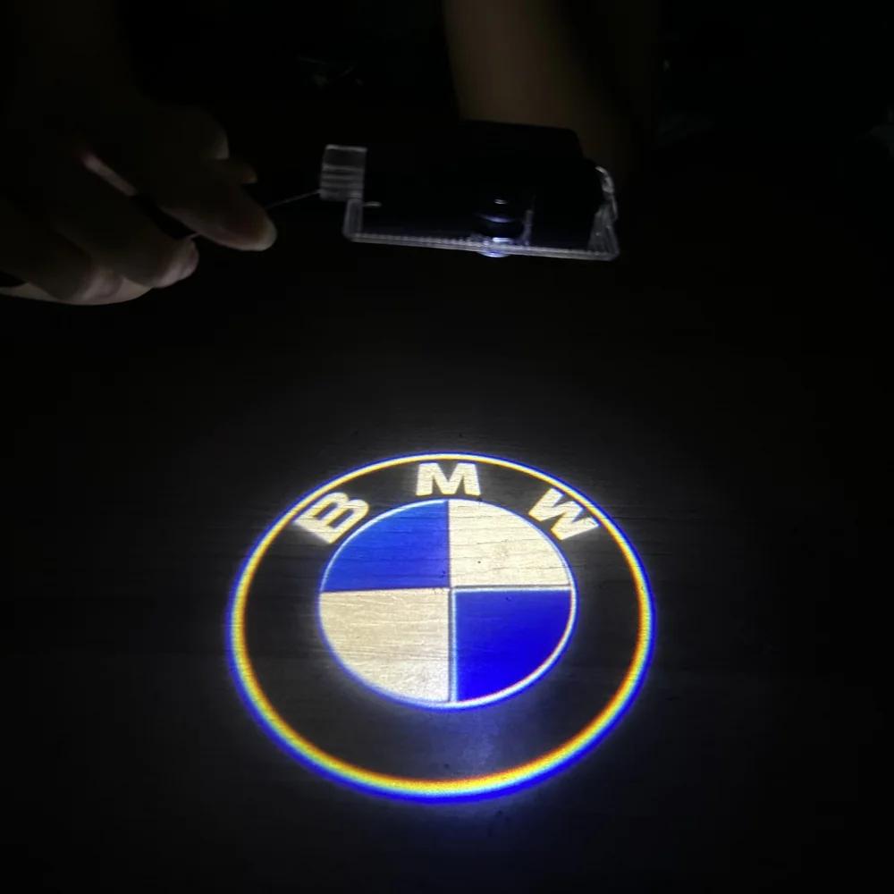 BBKG7 Car door LED light Welcome logo for BMW M X1 X2 X3 X4 X5 X6 X7 F15 E90 E92 E60 E61 E65 F01 F02 F15 F30 M5 G30 G38 lighting.