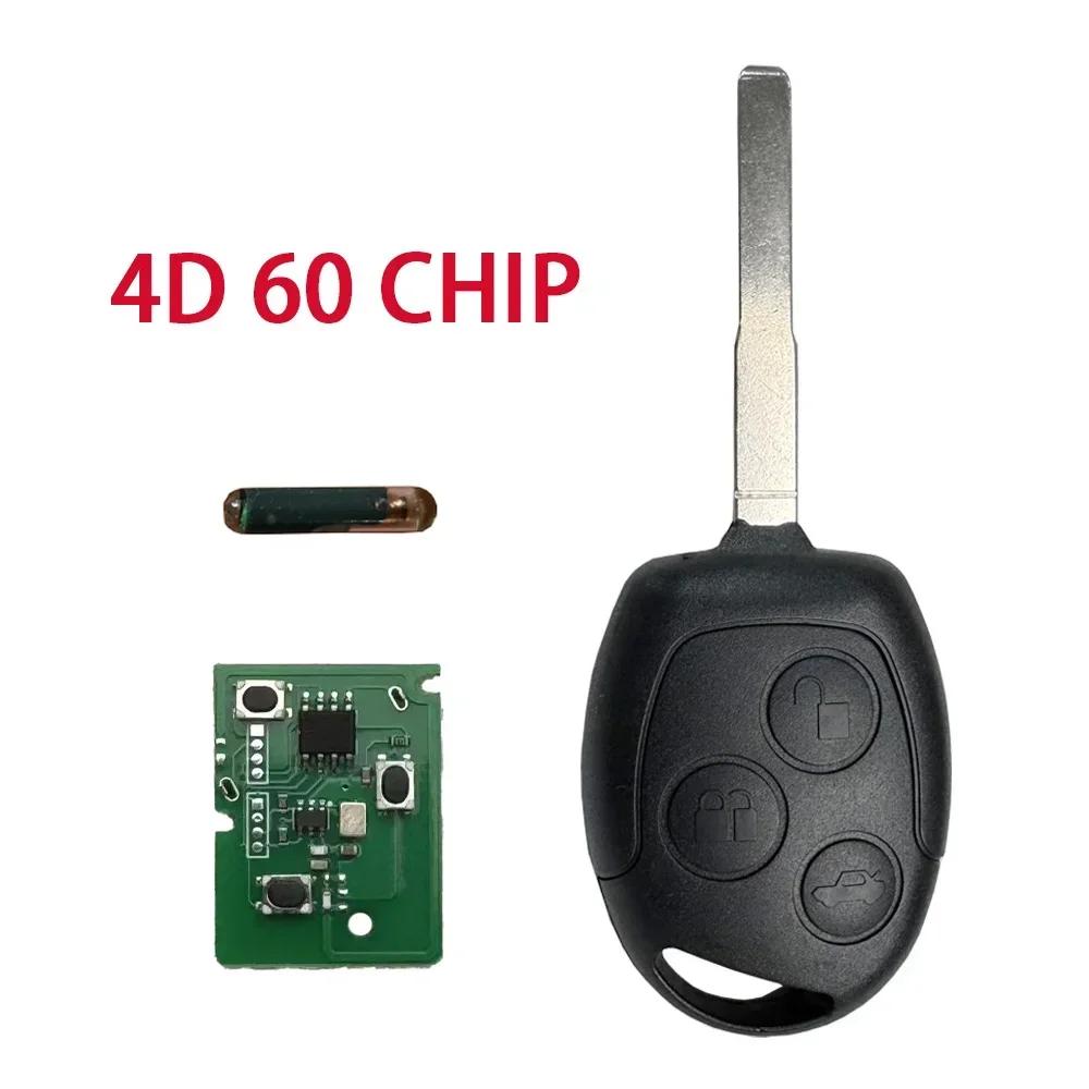 YOCASTY 433Mhz Remote Car Key 4D60 4D63 For Ford Focus Mondeo Transit connect Courier Fiesta Fusion Galaxy Mondeo C-Max S-Max