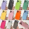 Ударопрочный чехол для iPhone 17 16 15 14 13 Pro Max Модный чехол-бампер конфетного цвета Мягкий ТПУ Защитные накладки Оболочка