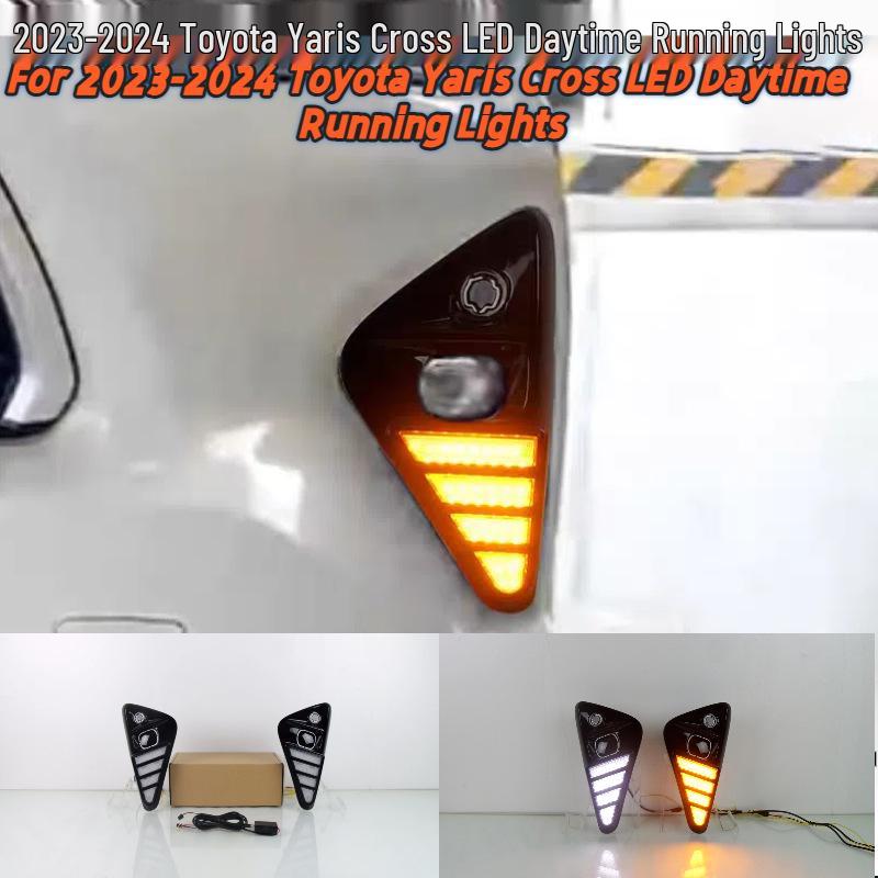 Передний светодиодный дневной ходовой огонь для Toyota Yaris/Yaris Cross 2023-2024