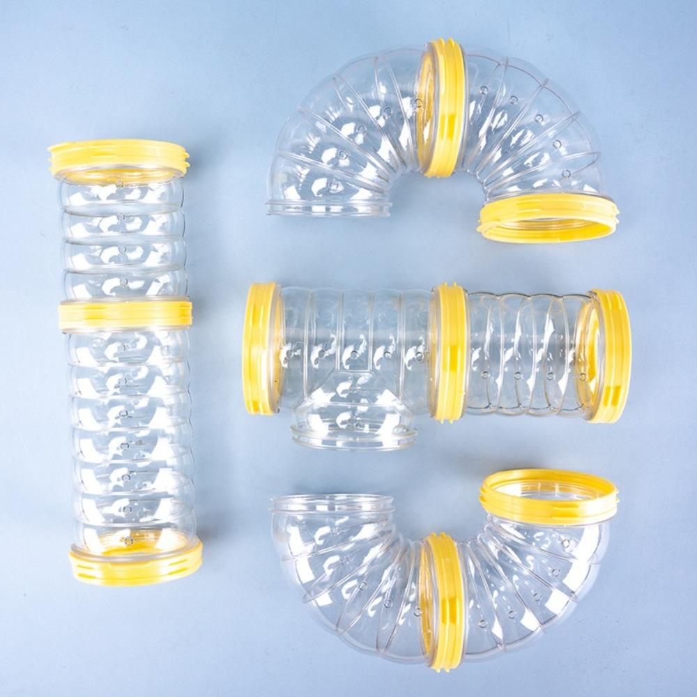 Клетка для хомяка Трубы для клетки хомяка Случайно сращенные туннель для передвижения морской свинки для мелких домашних животных