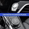 DQQ3   Car Steering Wheel Badge Stickers Car Door Handle Label Decal For Mercedes Benz A C E Class GLE GLB GLC W205 W212 W213 X253