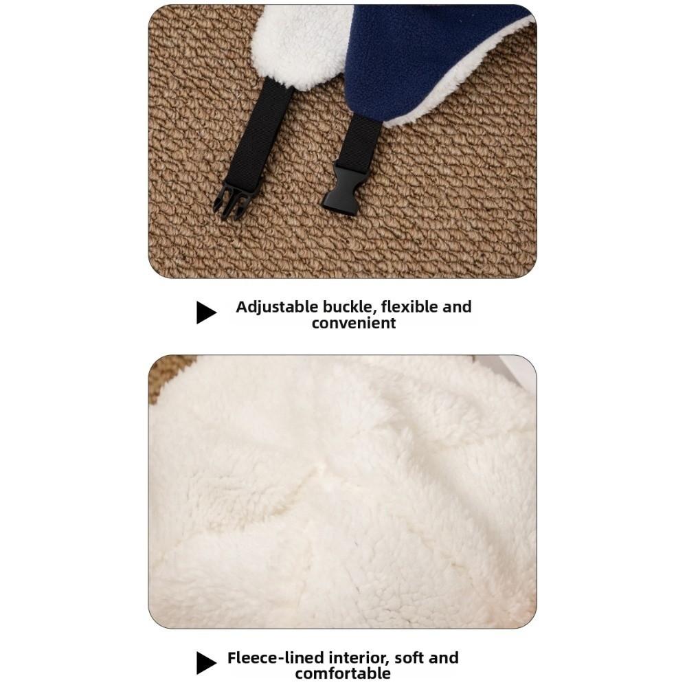Fleece Lining Kid Earflap Hat Thicken Ear Protector Cap New Children's Winter Hat Cold Weather