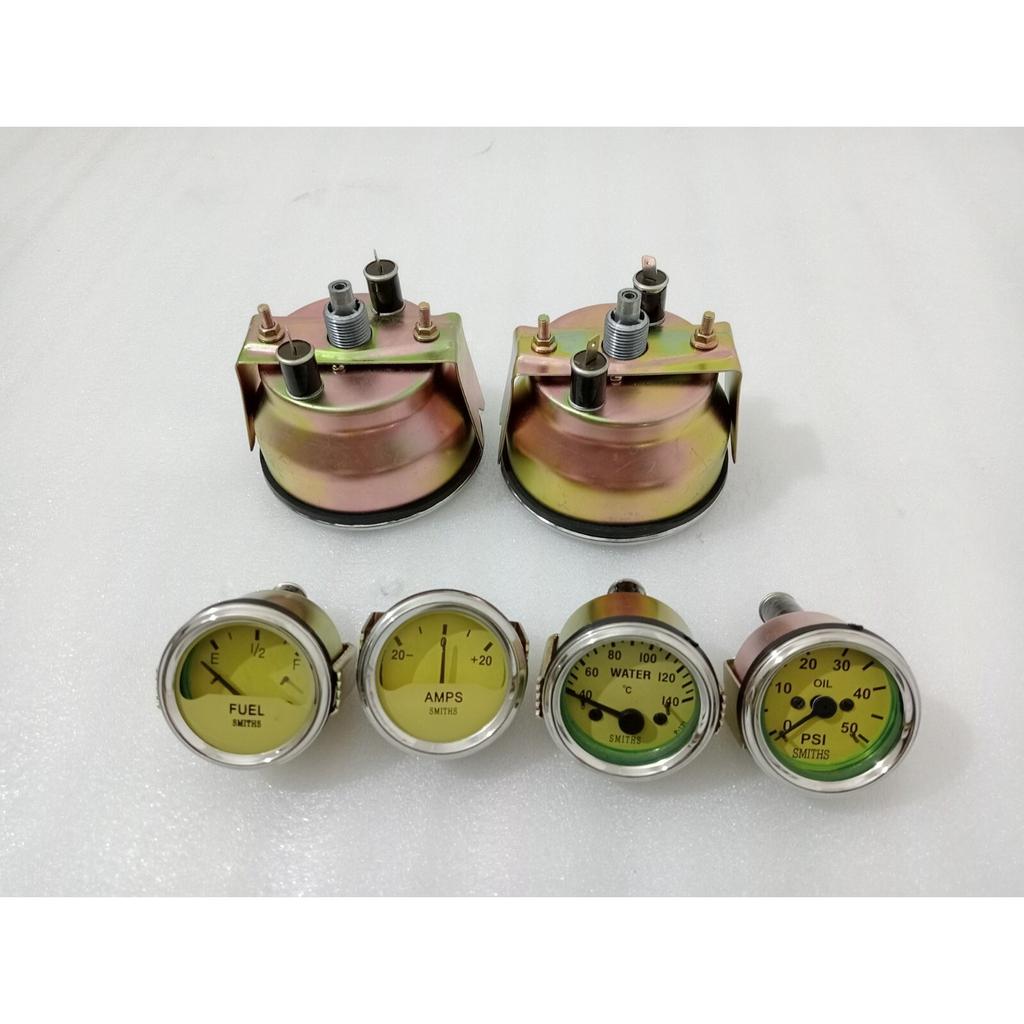 Smiths Replica Kit- Elec Temp + Oil + Fuel + Amp Gauge+Speedometer +Tacho 100 mm