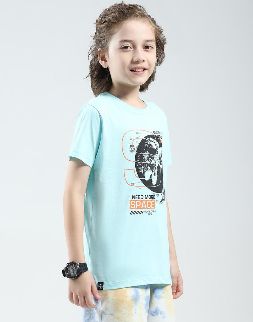 Monte Carlo Boys Printed Round Neck Tshirt ( Pack Of 2)