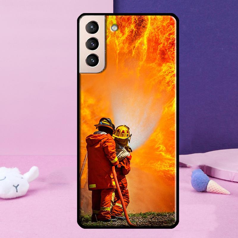 Чехол для телефона "Герой пожаротушения" для Samsung Galaxy S25 S24 Ultra S9 S10 S20 S21 S22 Plus S23 FE S24 FE