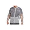 Logo Pattern Stand Collar Zip Jacket Men Jackets White GL3424