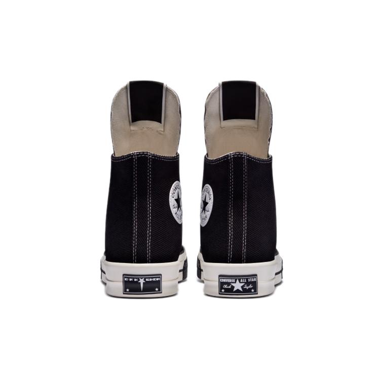 Кеды Chuck 70 Rick Owens x Chuck 70 Turbodrk Converse High 'Черные' 172344C