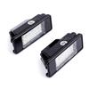 For Peugeot 106 207 307 308 406 407 508 For CITROEN C3 C4 C5 C6 C8 2x 6000K Car Rear 18 LED SMD License Number Plate Light Lamp