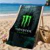 Пляжное полотенце Monster Drink, Супермягкая микрофибра, Идеальный подарок для нее/него, На день рождения, Для бассейна, пляжа, путешествий, Декор пляжной вечеринки