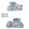 1 Pcs Resin Angel Dog Cat Statue Garden Decor Puppy Tombstone Sculpture Ornaments Gifts for Yard Home Decoration