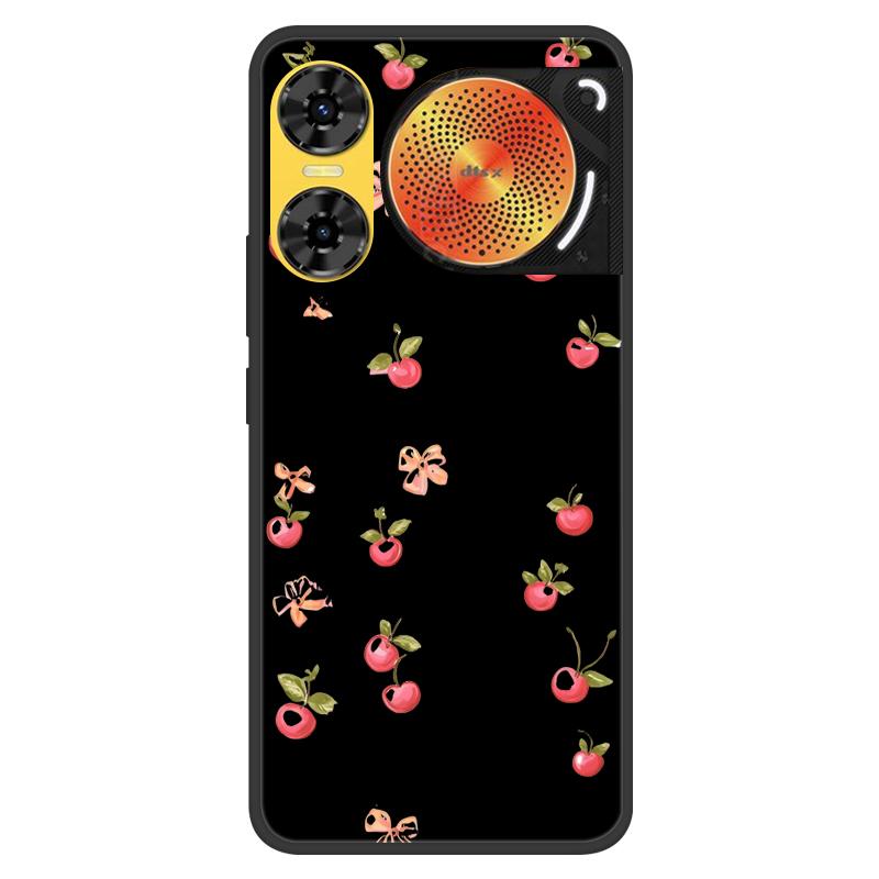 For ZTE Nubia Music 2 Case 2025 New 5G Fashion Flower Soft Silicone Shockproof Bumper For nubia Music2 5G Strip Phone Back Cover