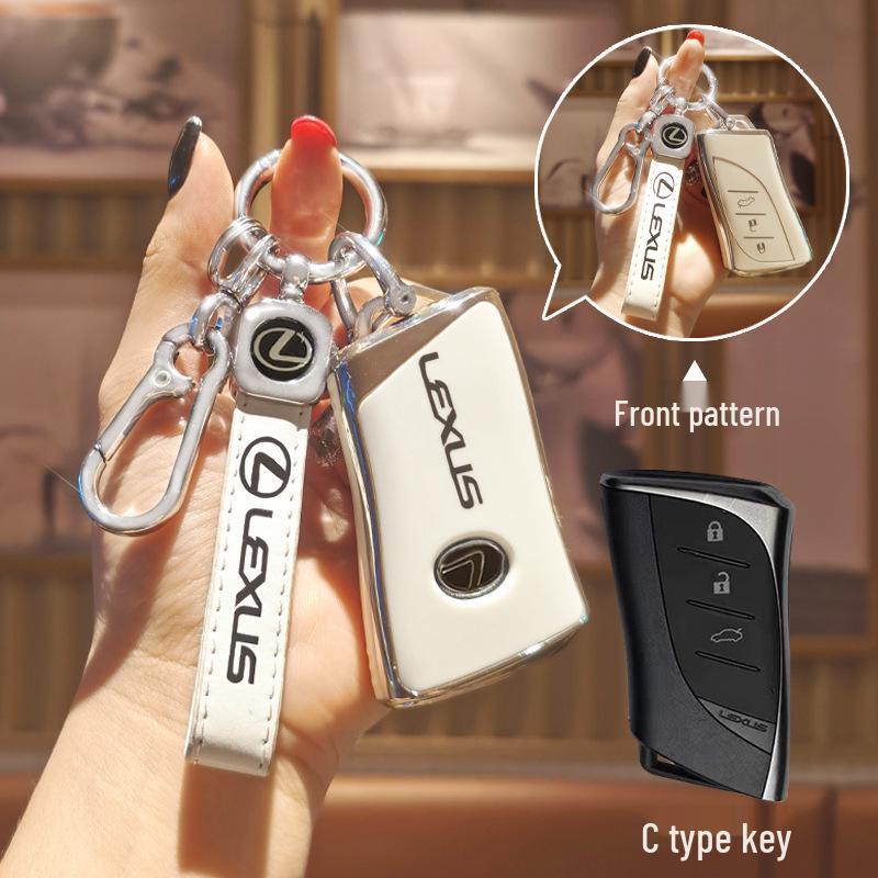 Чехол для ключа Lexus для ES200, NX350h, 300h, LS500h, UX260h (Модели 2022 года) - Женская пряжка для ремня автомобиля