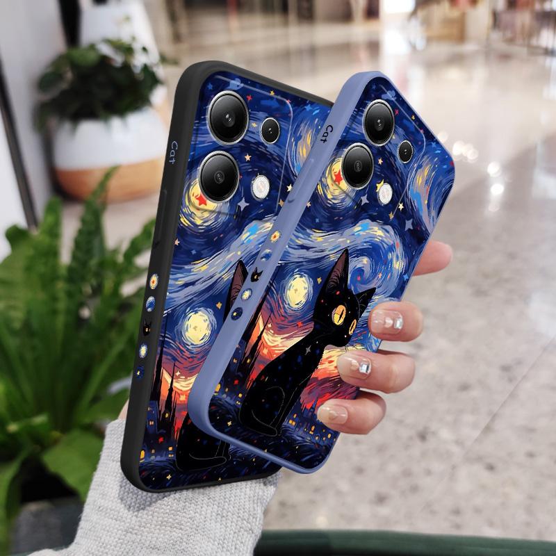 Star Cat Phone Case For Xiaomi Redmi Note 15 Pro Plus 4G 5G Silicone Cover