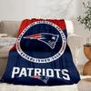 New England Patriots Gear Portable Blanket/Soft Blanket Bedding Blanket Suitable for Travel Camping Living Rooms Offices Sofas Fan Gifts