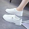 Легкие белые туфли женские весна-лето новые женские туфли универсальные повседневные белые туфли на плоской подошве чисто белые студенческие туфли