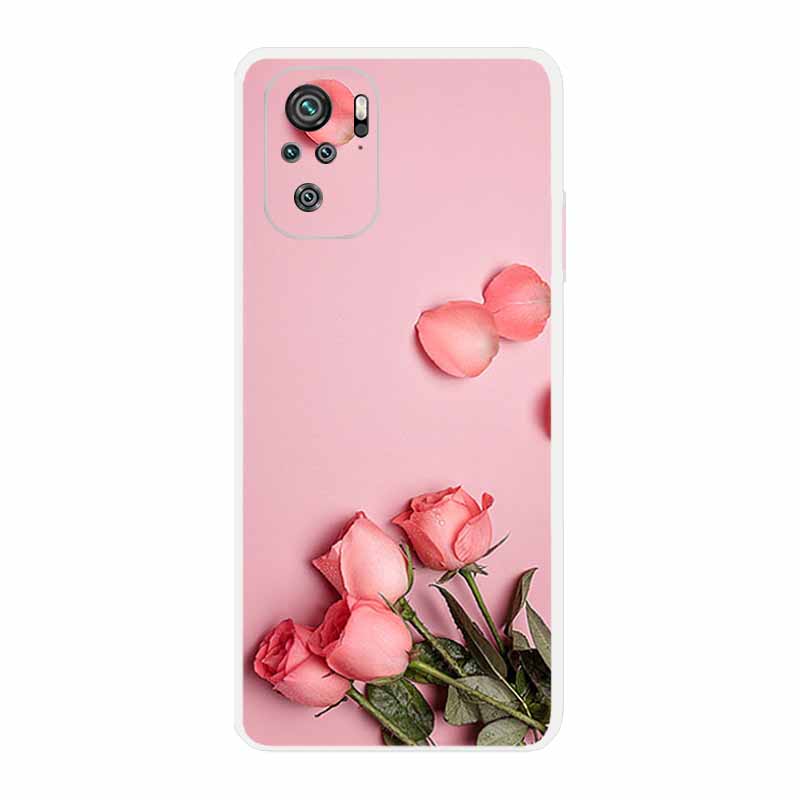 Для Xiaomi Poco M5 Прозрачный чехол Модный Расписной Силиконовый Мягкий Задний чехол Для Xiaomi Poco M5 Прозрачный чехол для телефона POCO M 5 Coque
