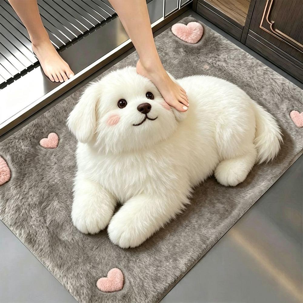 Diatomaceous Earth Bathroom Carpet Water-absorbing Bedroom Door Rug  Home Decor