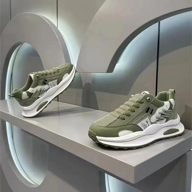 Мода 2025 Новые мужские кроссовки Сетчатые дышащие Повседневная обувь Уличные теннисные тренировочные туфли Дизайнерские платформенные спортивные кроссовки для бега для мужчин