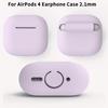 Новый чехол для Apple Airpods 4, силиконовый защитный чехол с портом зарядки, пылезащитная заглушка для наушников Airpods 4