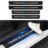 2026 Горячие Для VW 4 шт. Кожаные Накладки на Пороги Автомобиля из Углеродного Волокна Защитные Наклейки от Царапин Аксессуары Для Volkswagen VJD3