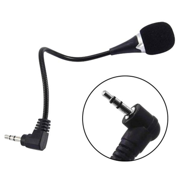Mini 3.5mm For PC Mobile Phone Condenser Speaker Microphone