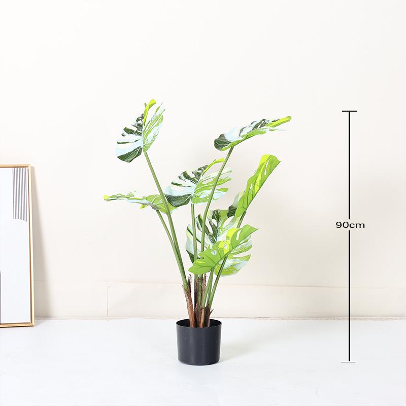 Nordic Traveller's Palm Artificial Plant for Living Room & Window Decor - Potted Greenery for Indoor Landscaping