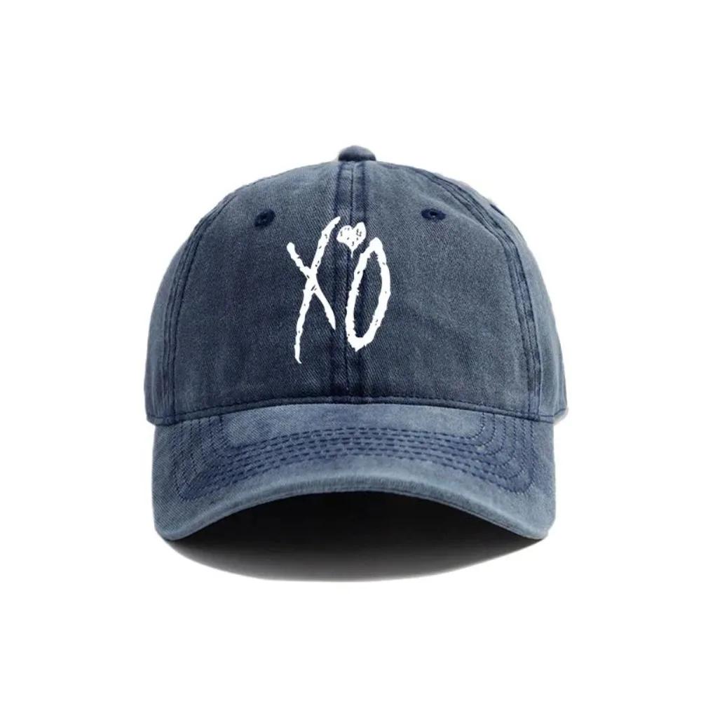 2025 XO The Weeknd Бейсболка Потертые Кепки Кепка Мужская Ретро Уличная Летняя Регулируемая Кепка Папы Мода
