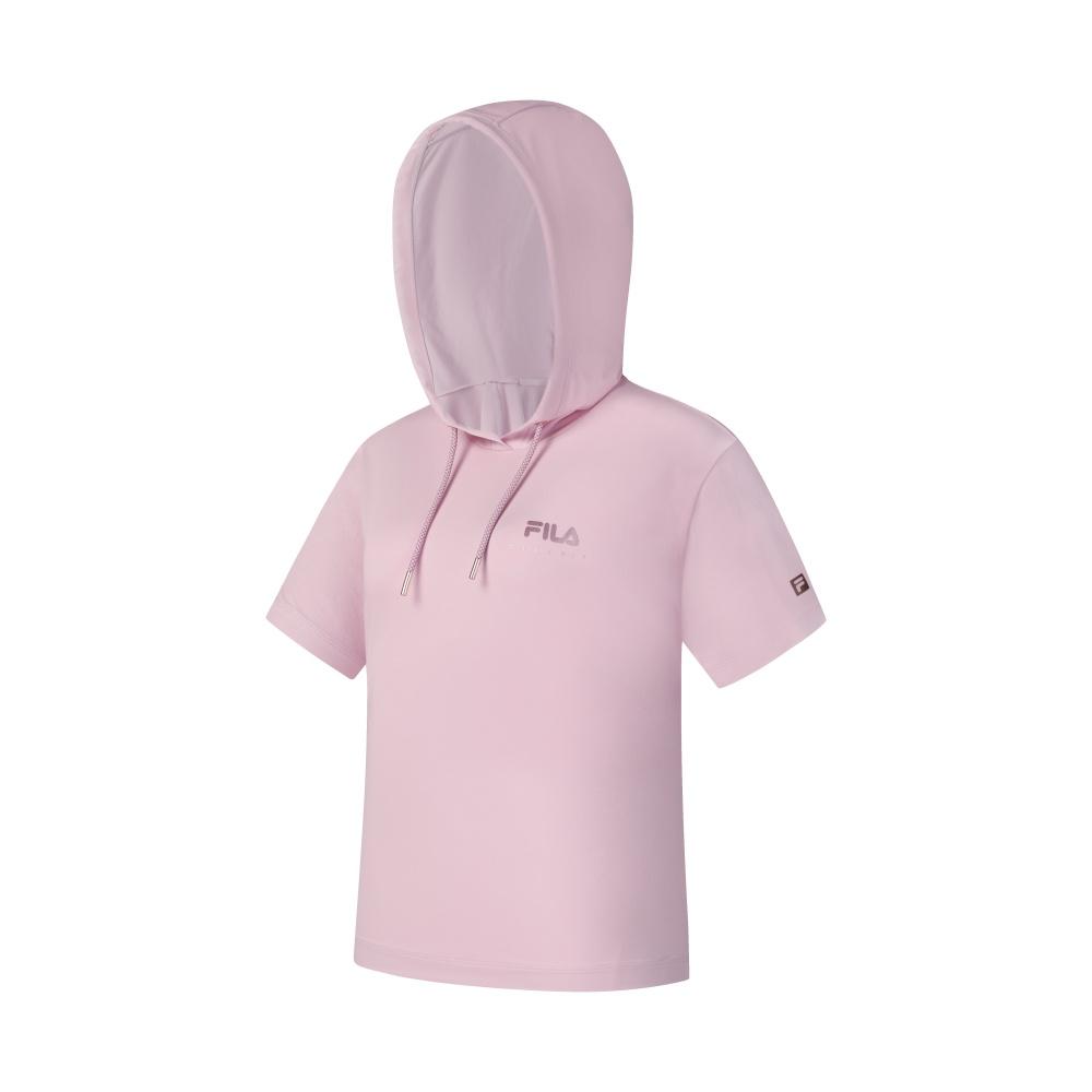 Новые женские футболки для фитнеса FILA, умеренно-фиолетовые, VT A11W531117F-VT