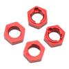 4Pcs Aluminum RC Wheel Hex Drive Adapter for FMS FCX24 1/24 RC Car RC Car Upgrades