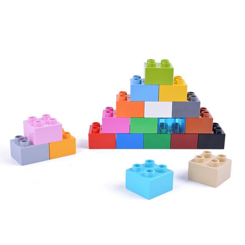 Совместимые крупные кубики LEGO DUPLO 2x2 и аксессуары для детских конструкторов