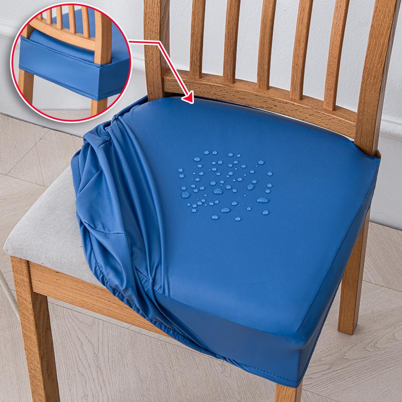Водонепроницаемые эластичные чехлы на сиденья из полиуретана для обеденных стульев, моющиеся чехлы для обеденных стульев, защитные чехлы для стульев для офиса, банкета, 1 шт.