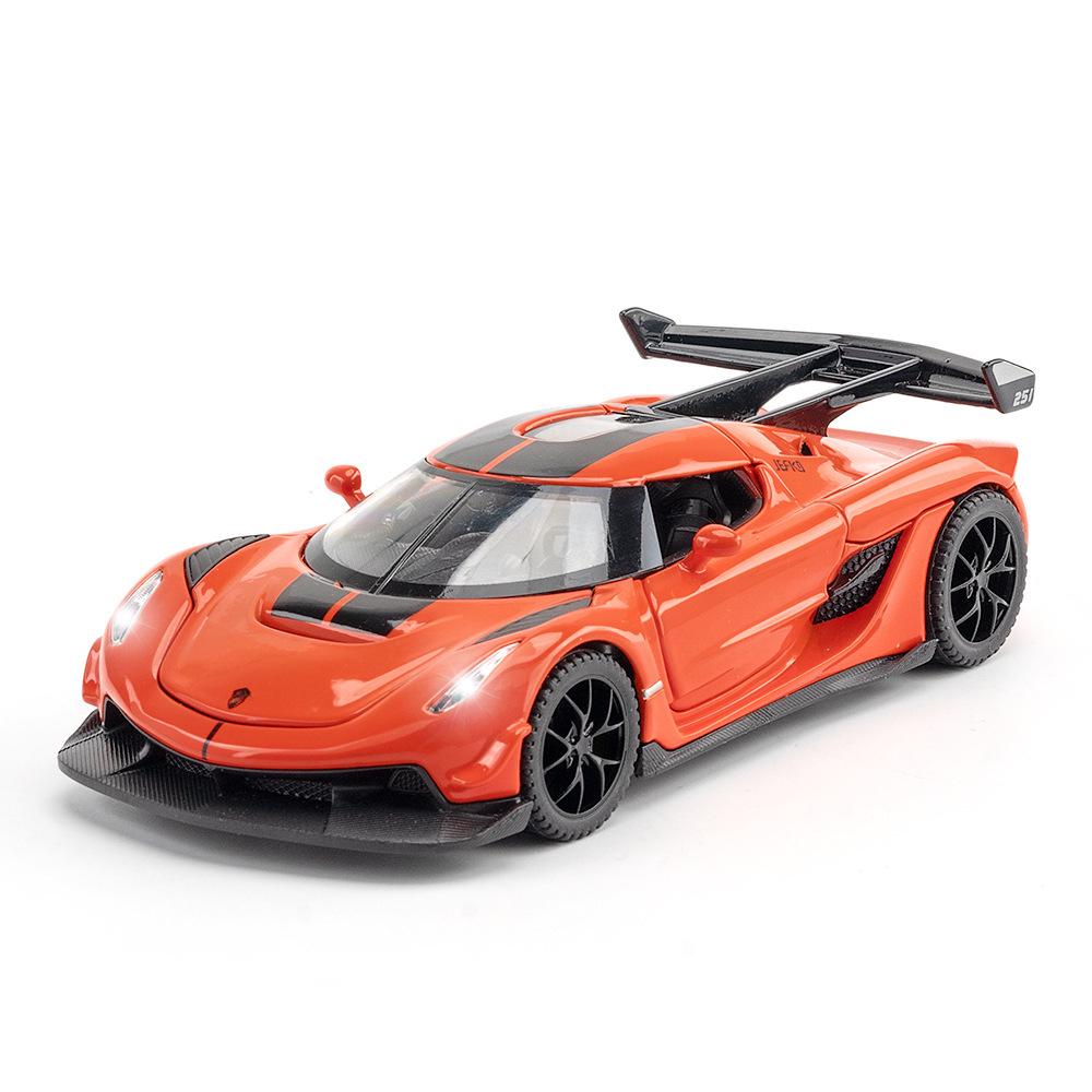 1:32 Koenigsegg Jesko Сплав Спортивный Автомобиль Модель Игрушка для Детей