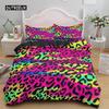 Luxury Leopard Print Bedding Sets Duvet Cover Twin Full Queen King Size Bed Soft Polyester Bedclothes for Kids Girls Women Gift