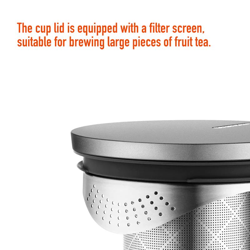 Samadoyo Heat-resistant Glass Tea Pot Aluminum Alloy Cup Lid Modern Tea Pot with Filter Screen Tea Pot Boiling Pot Tea Set 900ML