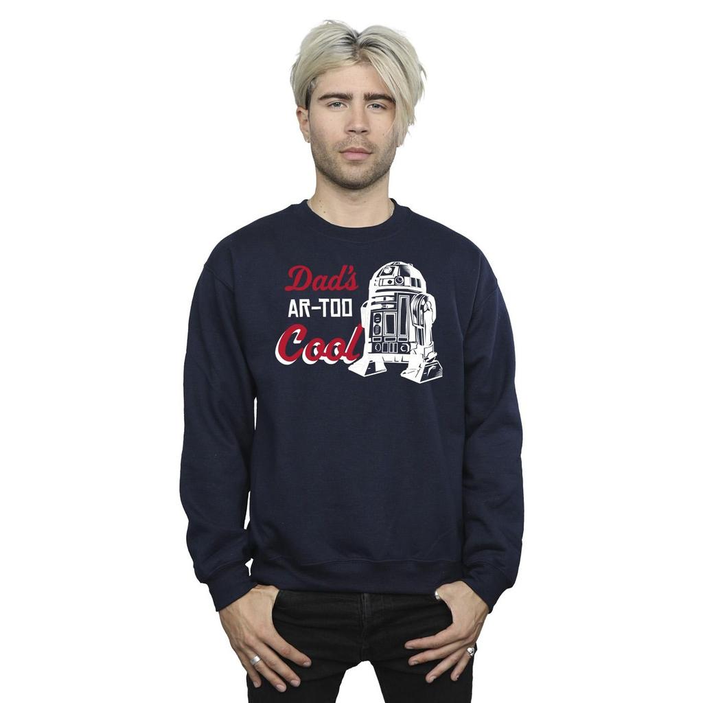 Star Wars Mens Dads R2 Cool Sweatshirt