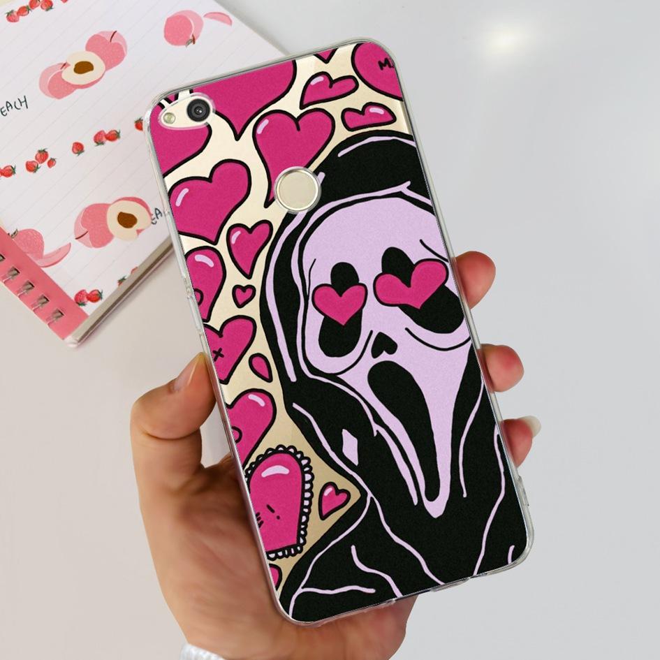 For Huawei P8 Lite 2017 Case P9 Lite 2017 Cover Fashion Marble Transparent Soft Bumper For Honor 8 Lite PRA-LX2 Nova Lite Covers