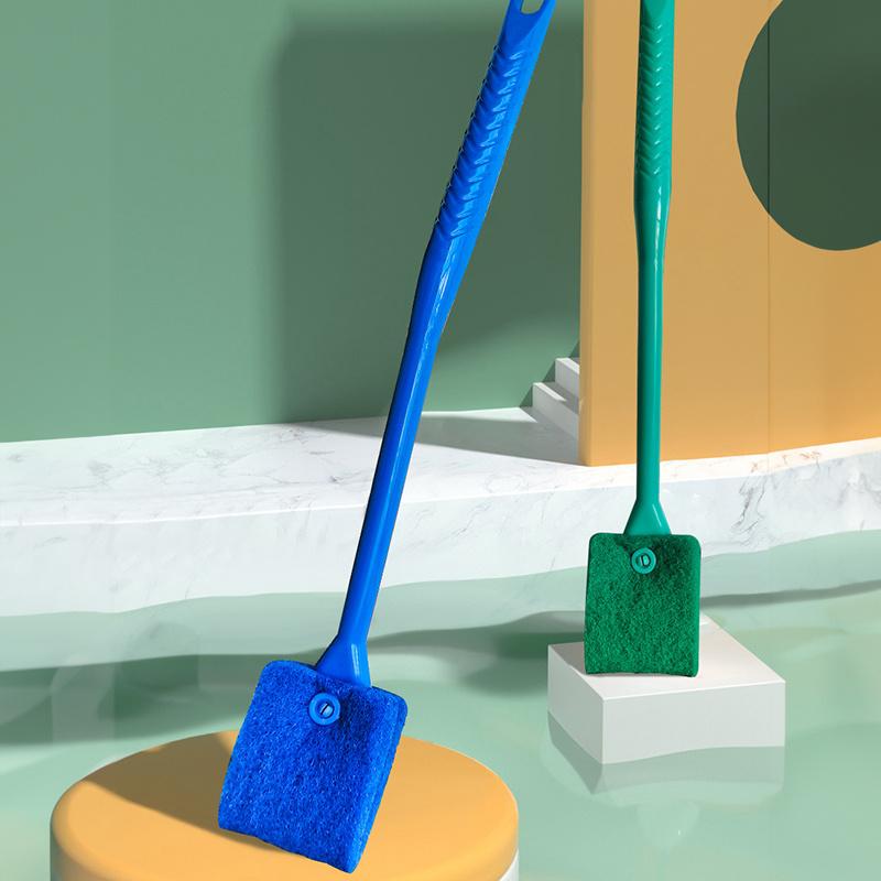Fish Tank Brush Long Handle Brush Double-sided Cleaning Cleaning Aquarium Cleaning Tools