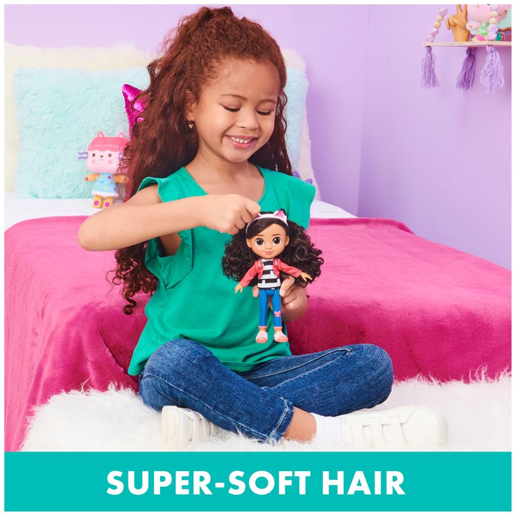 Dollhouse Gabby Girl Ages 1 Pack Gabby's 8-inch Doll, Children's Toy, 3+, Multicolor,