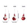 Cute Pleasant Sound Hangable Christmas Santa Claus Snowman Reindeer Pattern Bell Ornament Christmas Tree Ornament