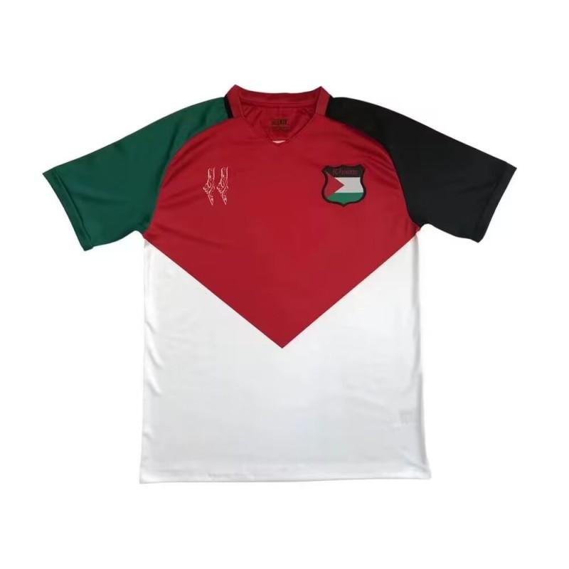 Palestino Chile Football Jersey 2024-2025 Home Away Kids Adult Soccer Shirt Breathable Cotton Blend Sport Wear