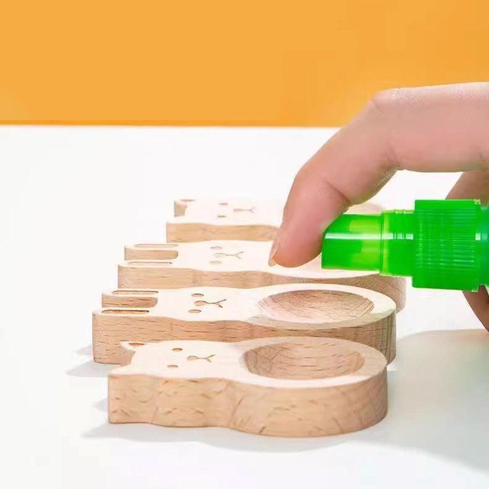 Eco-Friendly Wooden Aromatherapy Diffuser Fragrance Diffused Bear/Rabbit/Elephant Shape Wooden Diffuser Long-lasting