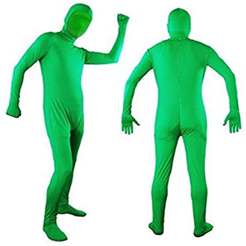 Full Bodysuit Skin Photo Stretchy Body Green Screen Suit Video Chroma Key Comfortable Invisible Effect Photography Accessory