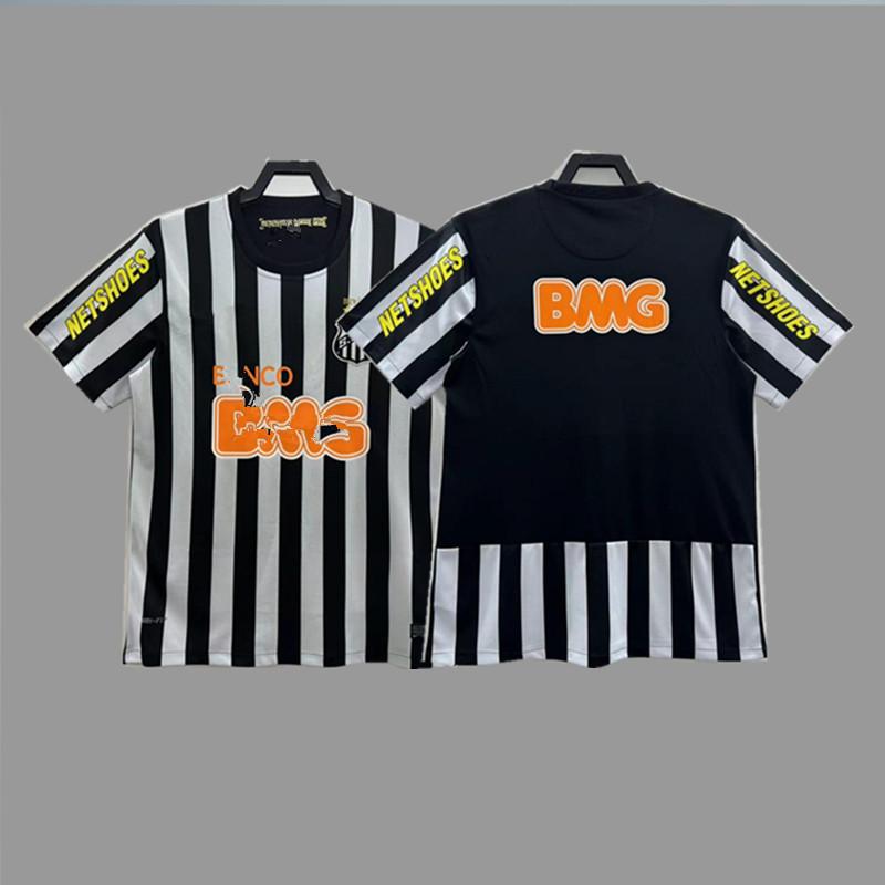 1213 Santos retro jersey football jersey classic nostalgic Neymar jersey competition jersey long short sleeve sportswear