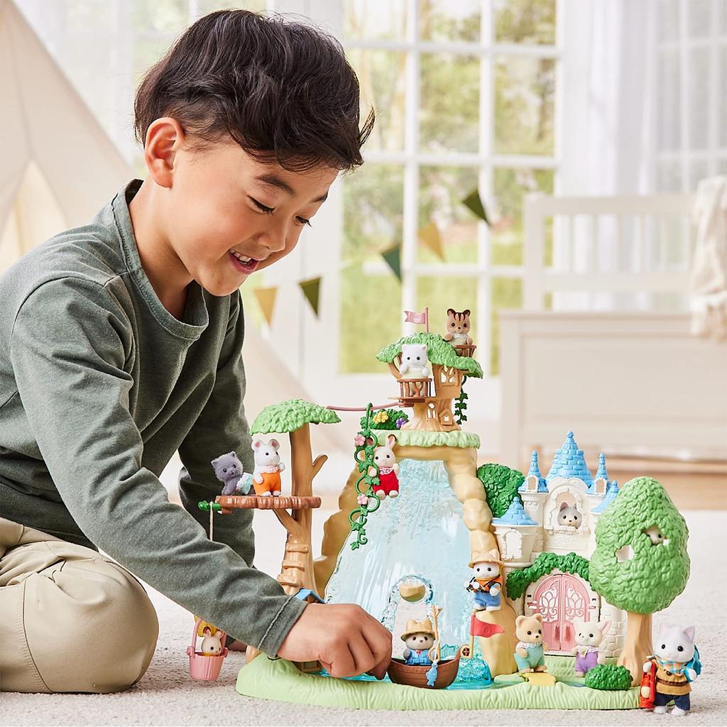 Игрушечные награды Категория «Персонажи» Превосходство EPOCH Sylvanian Families Семейная поездка Дом Водопад в Тайне 75 ST Mark Возраст Sylvanian Families