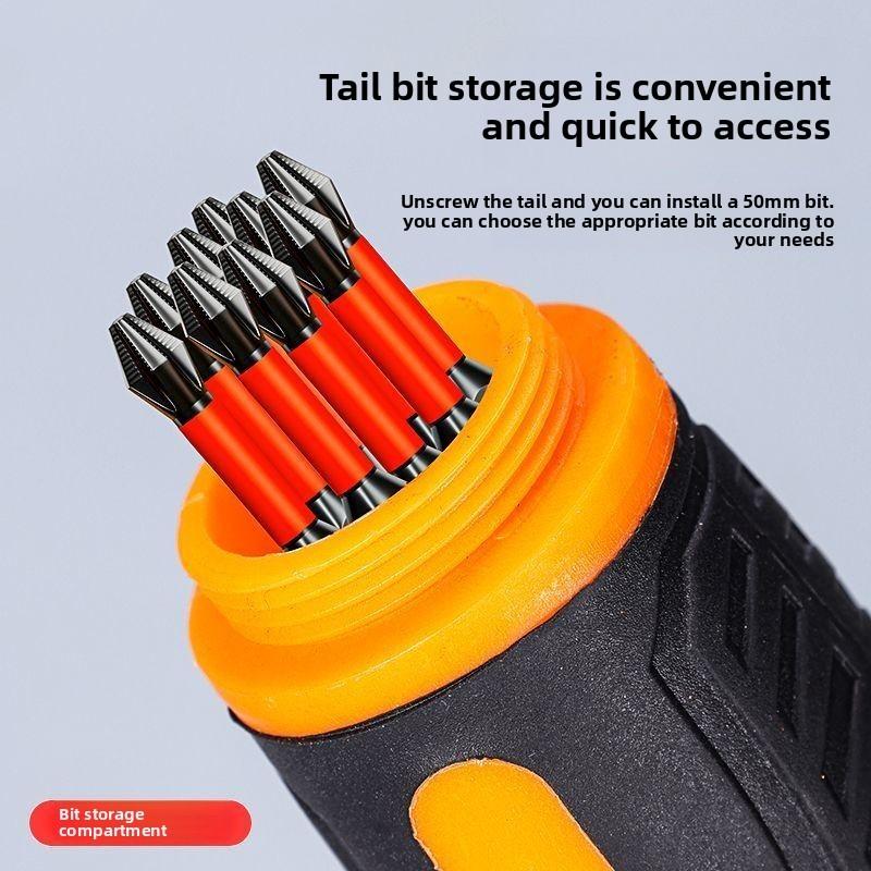 Convertible screwdriver, hand saw handle, household maintenance manual tool, dual-use woodworking plastic metal cutting tool