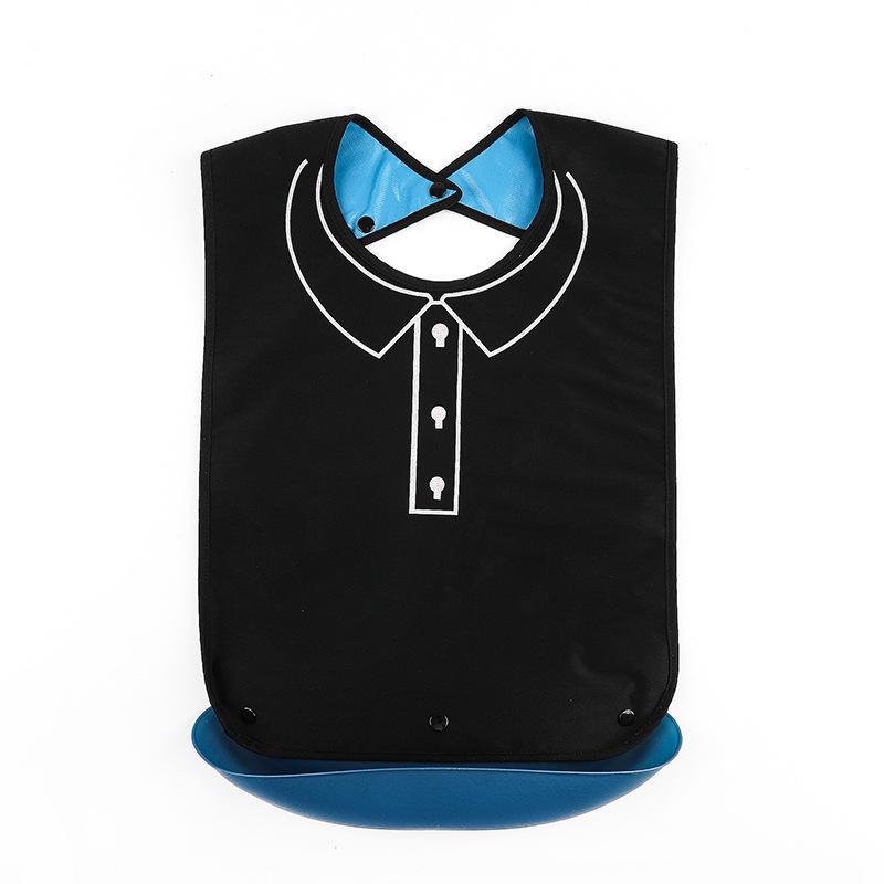 Водонепроницаемый клетчатый нагрудник для взрослых - герметичный, очень большой, устойчивый к пятнам, для столовой для пожилых людей