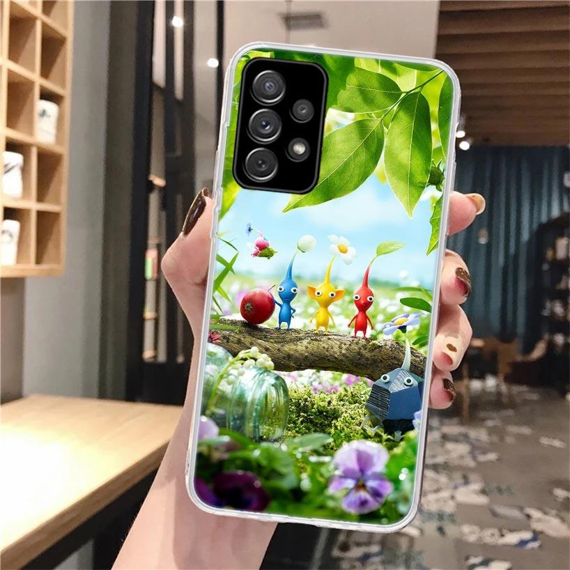 Игровой P-PikminS 4 Мягкий чехол для телефона для Samsung Galaxy A52 A42 A32 A22 A12 A02S A51 A50 A41 A31 A21S A71 A40 A30S A20E A10S A70