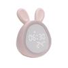 Cute Time Rabbit Alarm Clock Charging LED Luminous Digital Clock with Lamp Children Student Cartoon Electronic Clock