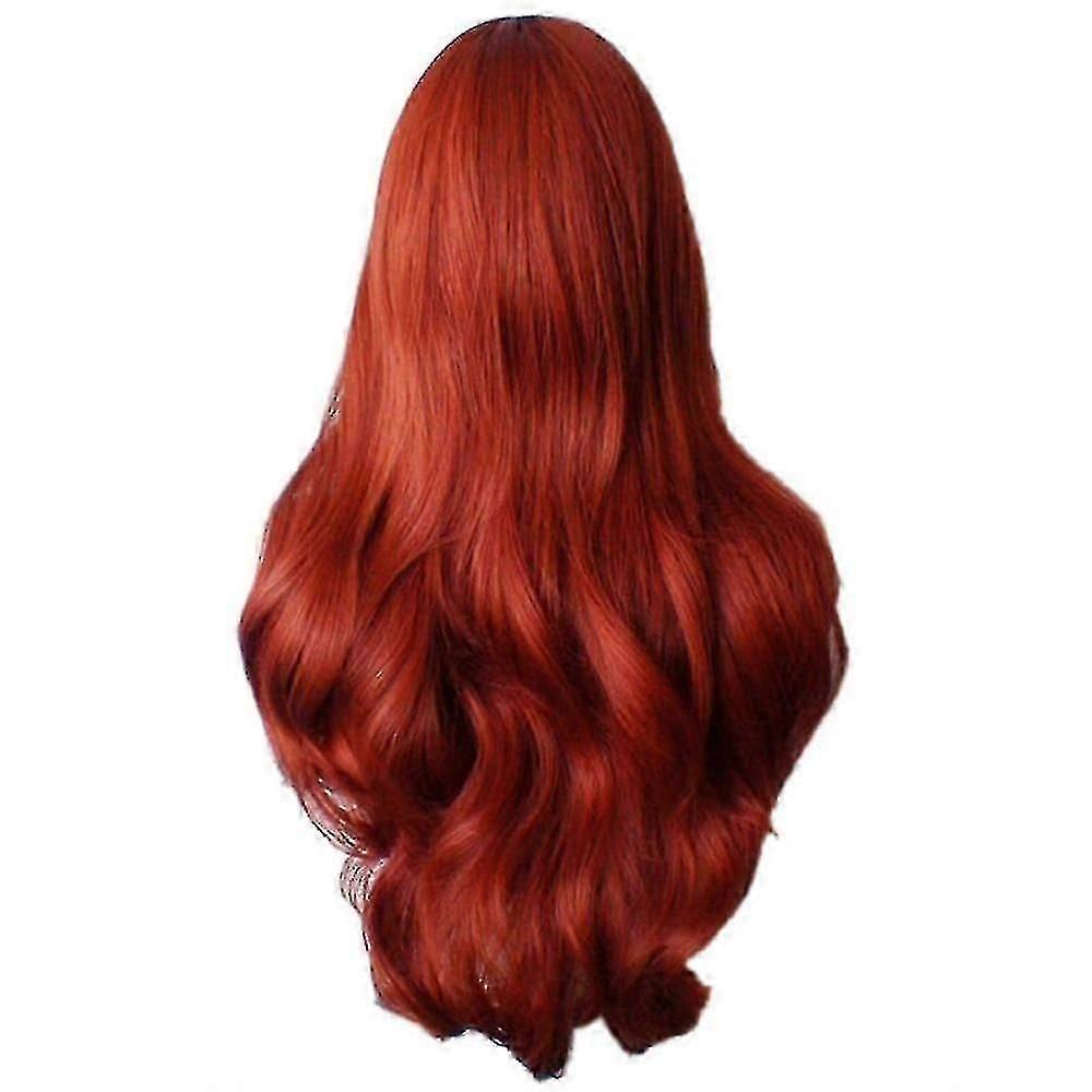 Jessica Rabbit Wig Adult Carnival Cosplay Synthetic Long Wavy Wigs Hairpiece less